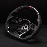 Revolve carbon fiber Flat Customized Sport Steering Wheel 2017-22 RS A S 3 4 5 - revolvesteering